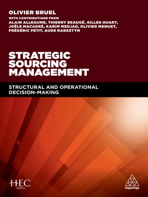 cover image of Strategic Sourcing Management